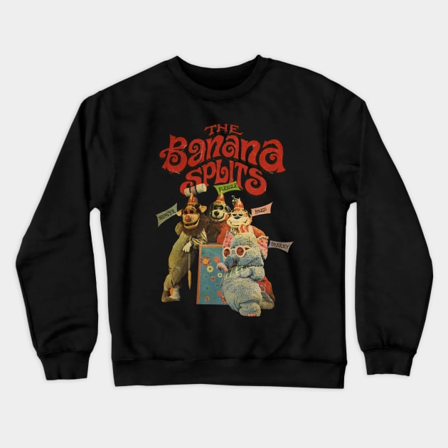 VINTAGE THE BANANA SPLITS TEAM Crewneck Sweatshirt by bospizza99